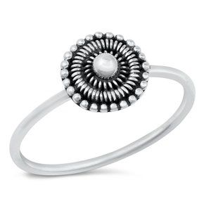 Sterling Silver Bali Ring 1.6 mm 925 Fashion Band
